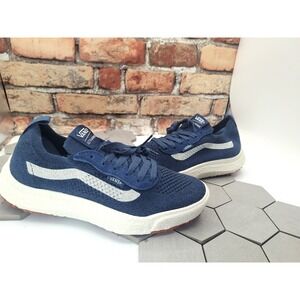 Vans UltraRange VR3 Dark Denim Blue Knit Sneakers 2022 Women Sz 8.0 Rare Eco